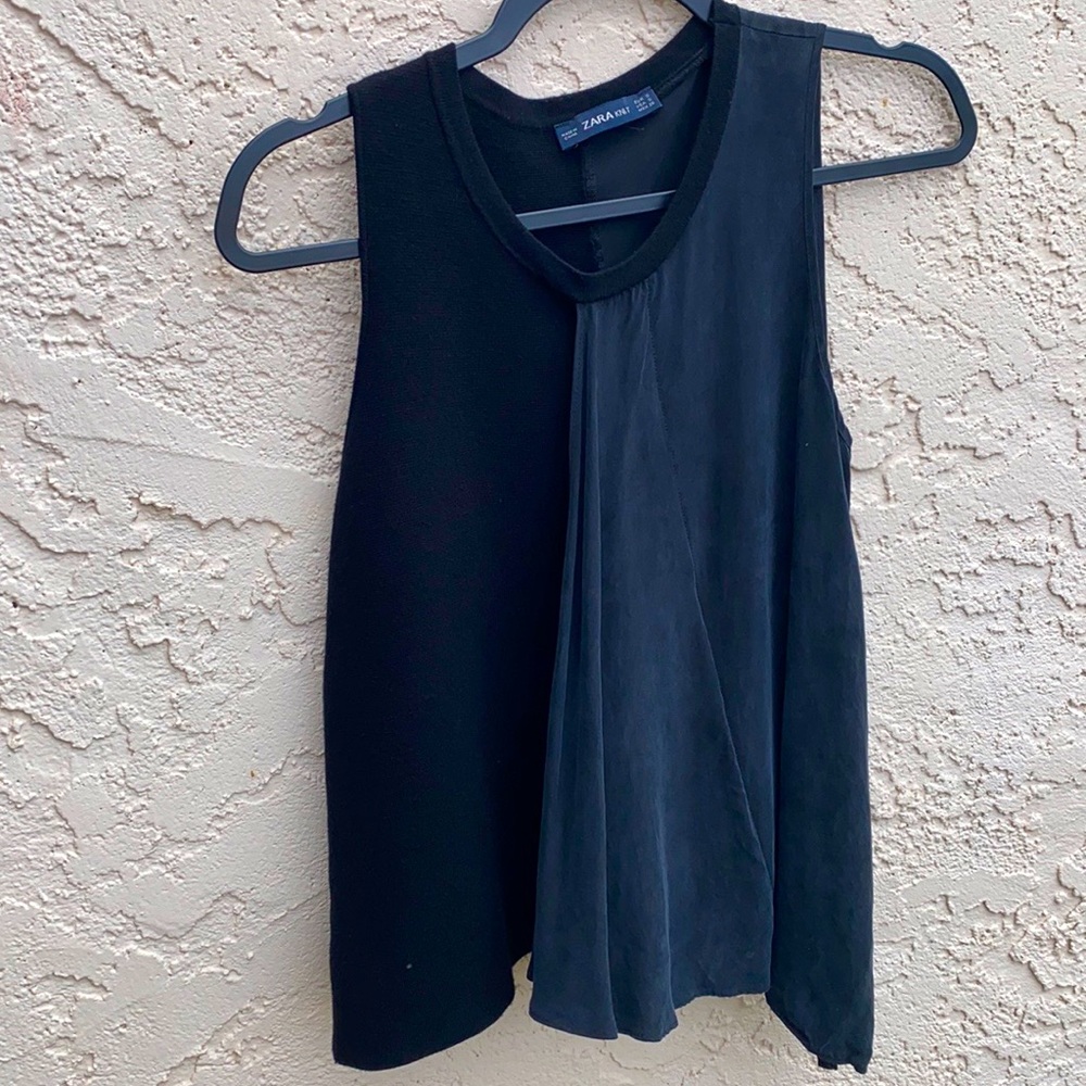 Zara Knit asymmetrical top - Picture 4 of 5